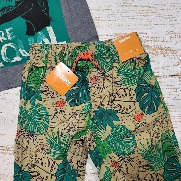 Gymboree Jurassic World Dino Stroll Outfit Size 5T NWT - Picture 5 of 6